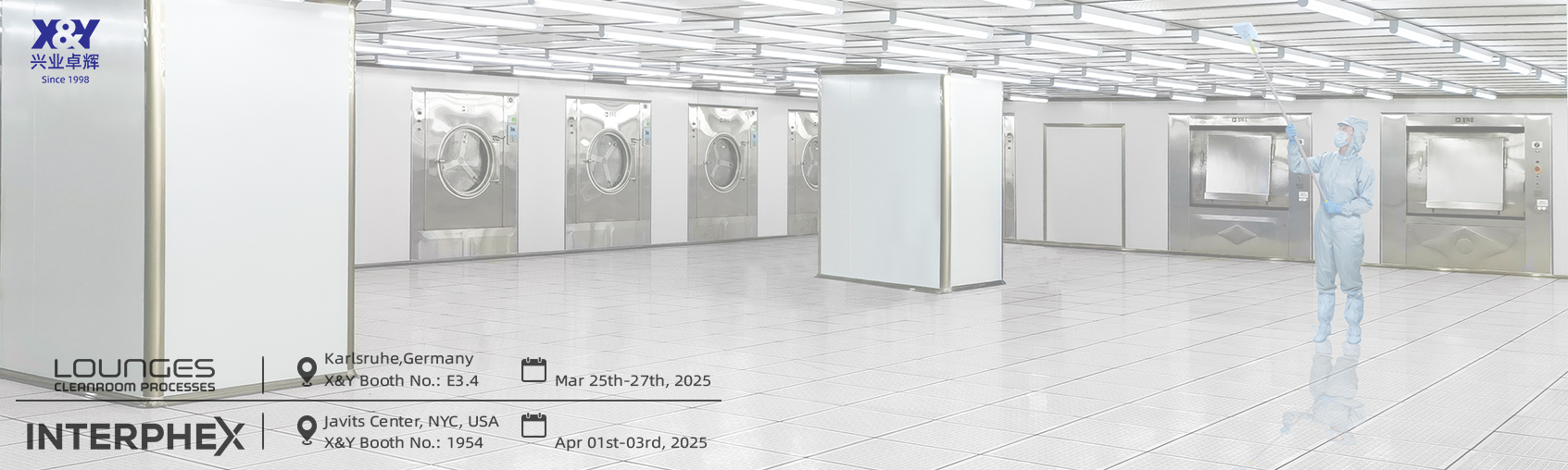 Invitation from X&Y Company/2025 Lounges and Interphex Trade Show